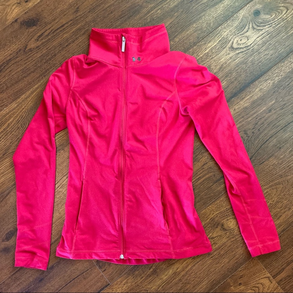 Under Armour Pink Zip Athletic Jacket | Size Small
